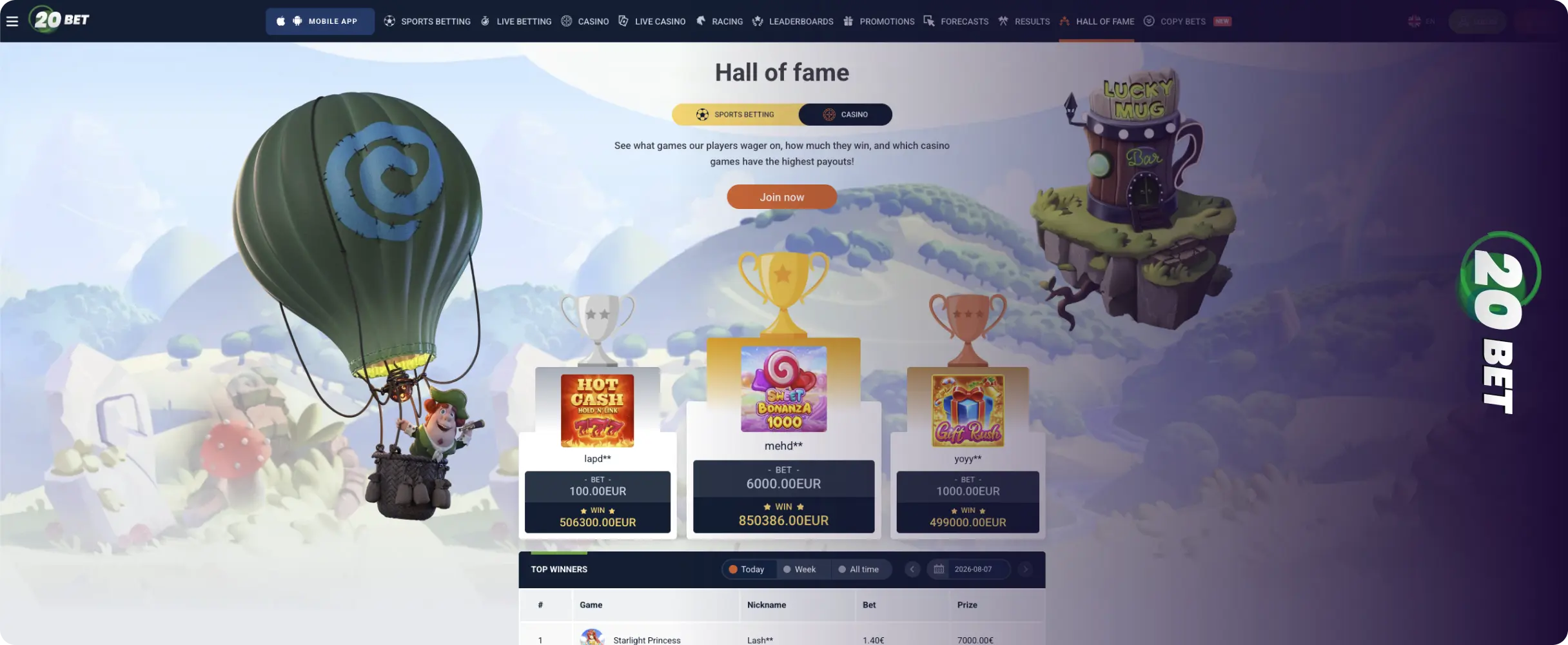 20Bet Online kasíno 20Bet Online kasíno